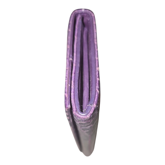 Miu Miu crocodile embossed EUC with tags purple - Picture 13 of 14